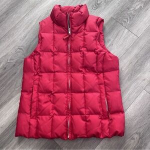 GAP Red Puffer Vest Size S
